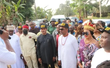 Excitement in Anambra as Chief Chinedu Madubuko Singlehandedly Constructs & Commission 16 Roads in Adazi-Ani